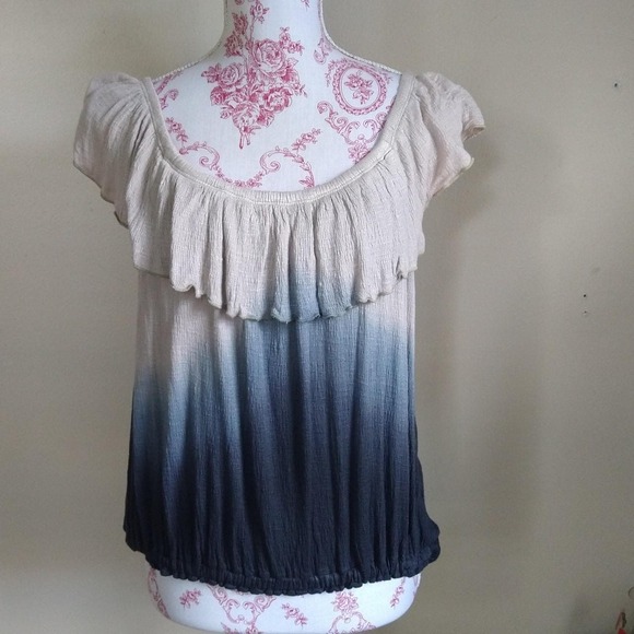 Free People Blouse | NWT! Womens Ombré Blouse | Size Large - Picture 2 of 6